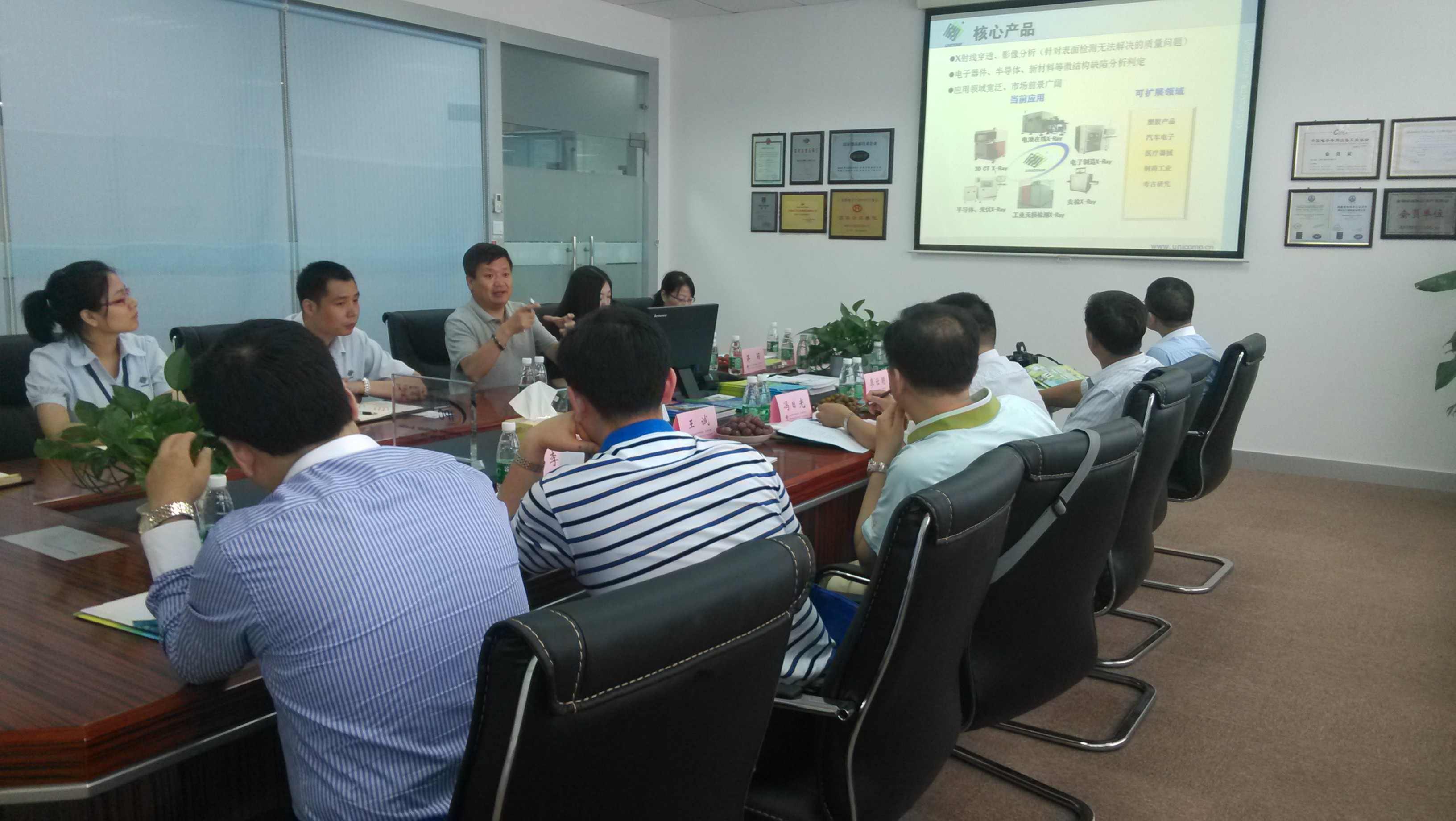 米兰·(milan)科技迎接 “院士专家企业工作站”建站考察团